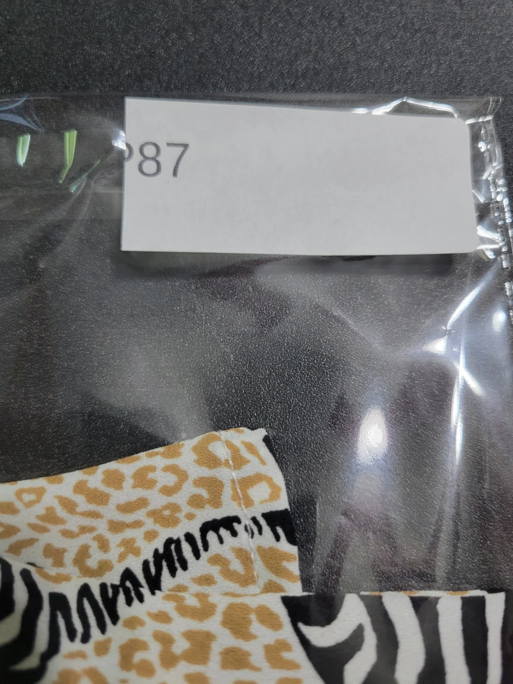 J. Crew Black and Cream Zebra Print Button-Front Shirt